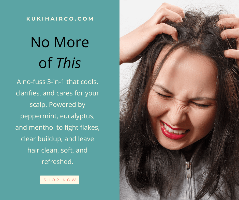 3-in-1 scalp treatment for oily hair